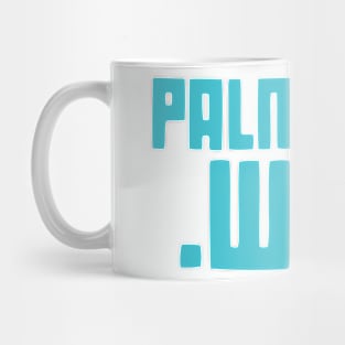 Palms and Wavs Logo Tee 2 - Big Teal Mug